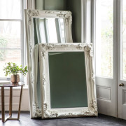 Carved Louis Mirror – Cream Statement Piece
